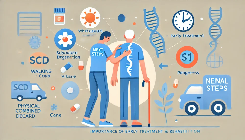 亜急性連合性脊髄変性症の原因とは？早期治療とリハビリの有効性