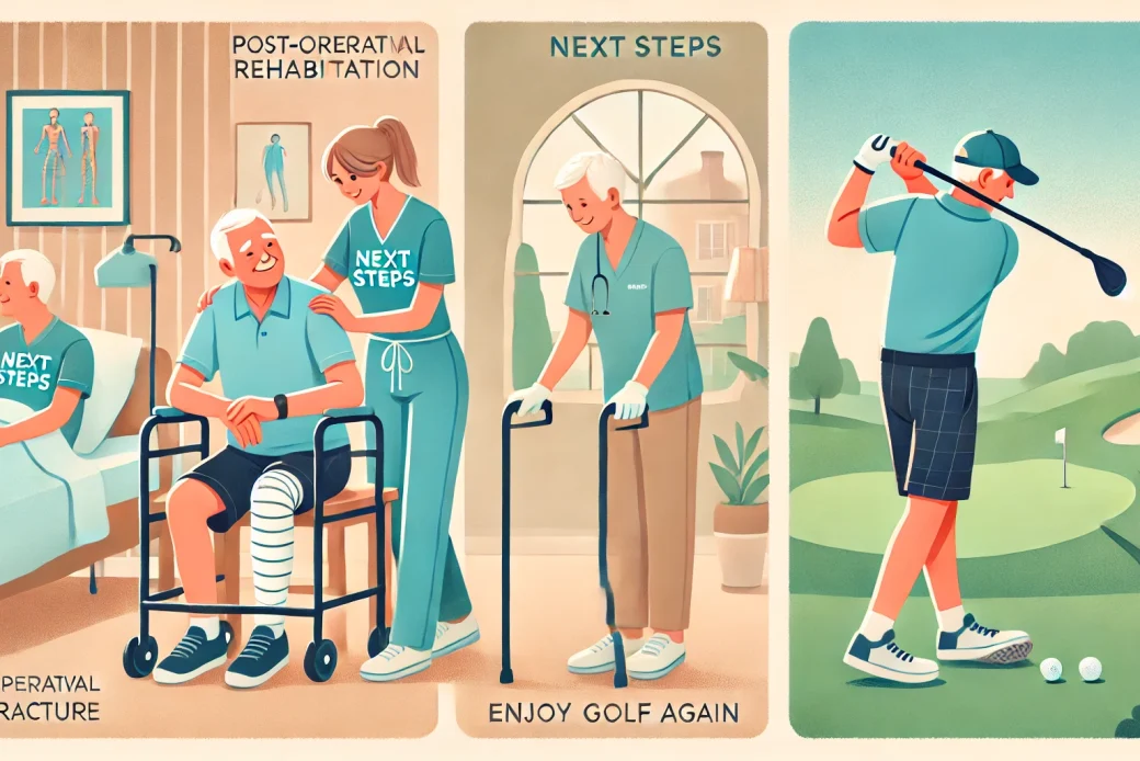 股関節骨折の術後リハビリ|70代男性がゴルフを楽しめるまで回復した話