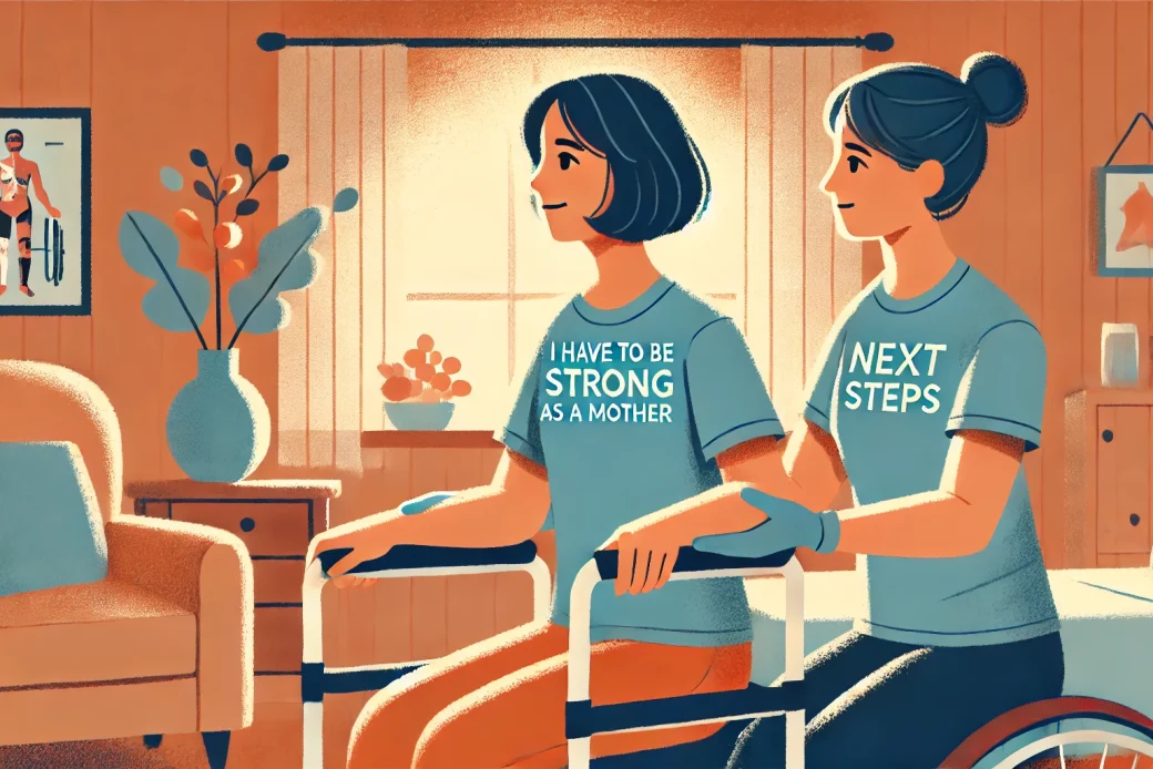 「母として強くならなきゃ」50代で脳梗塞になった彼女が、家族のためにリハビリを続ける理由