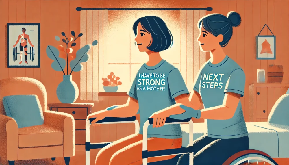 「母として強くならなきゃ」50代で脳梗塞になった彼女が、家族のためにリハビリを続ける理由