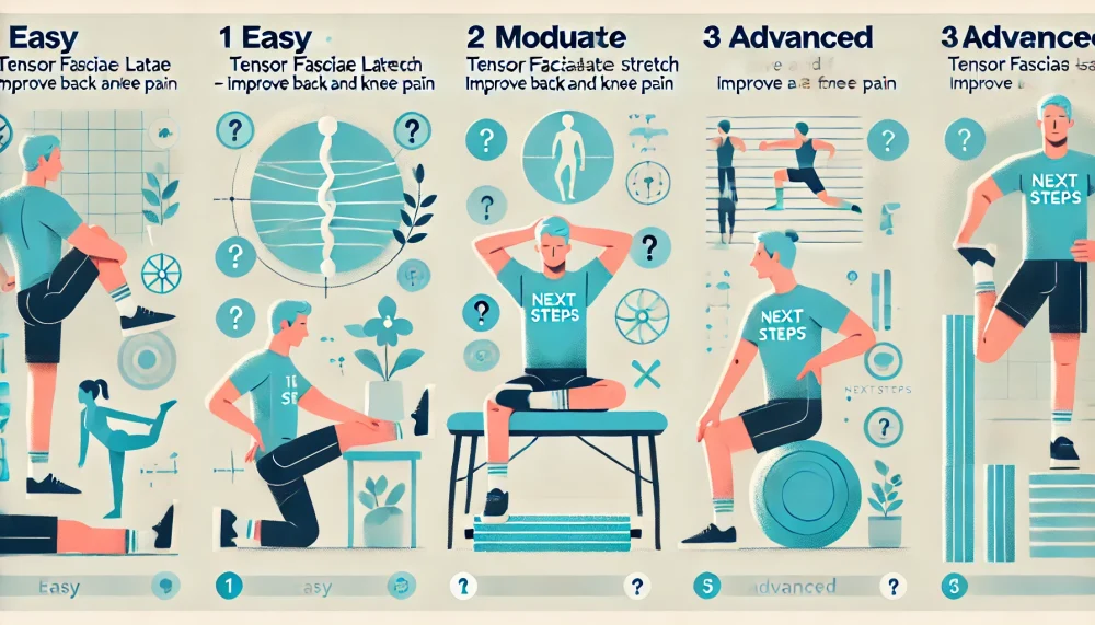 大腿筋膜張筋の難易度別ストレッチ｜腰痛・膝痛を改善するほぐし方