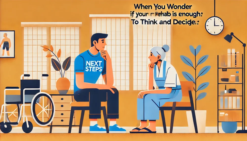 リハビリ、このままでいいのかと感じたときの考え方と判断の整理