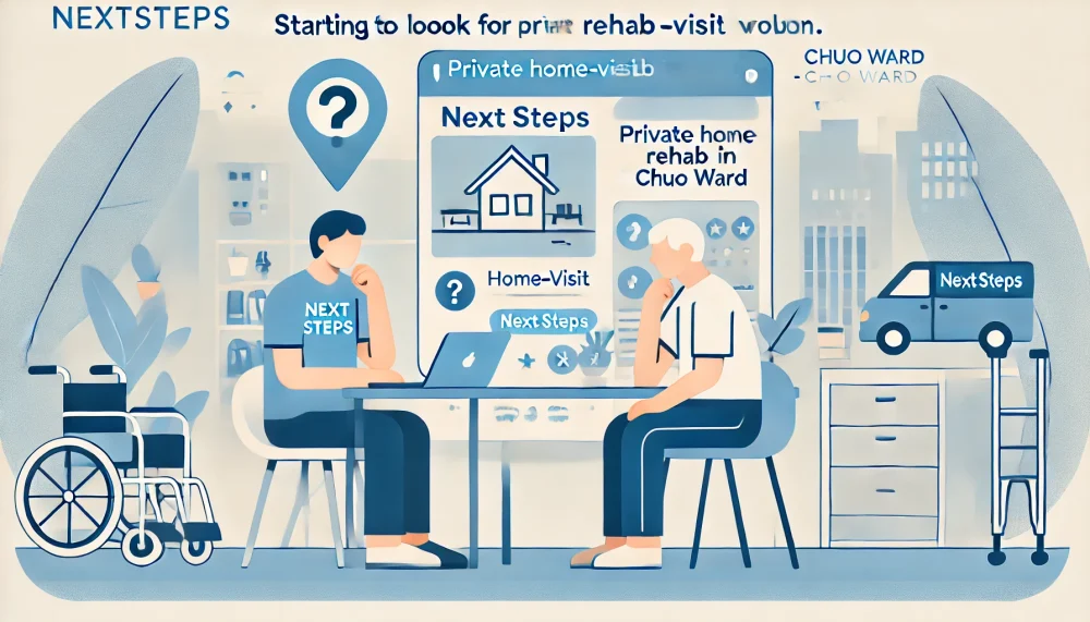 訪問リハビリを自費で探し始めた中央区で、判断が止まってしまう