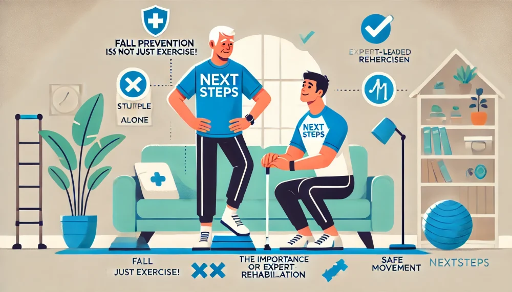 転倒予防は運動だけでは不十分!?専門家が行うリハビリの重要性と選ばれる理由