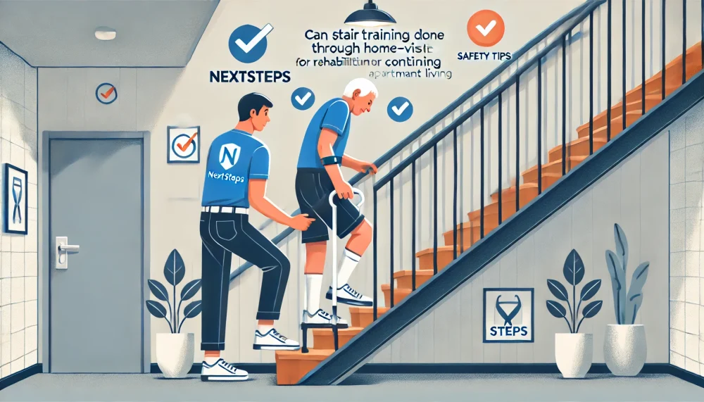 階段昇降の練習は訪問リハビリで可能？マンション生活を安全に続ける対策と注意点