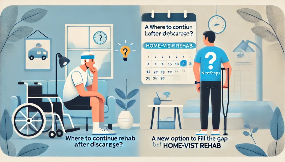 リハビリの卒業後はどこで行う？外来決定までの空白を訪問型で埋める新しい選択肢