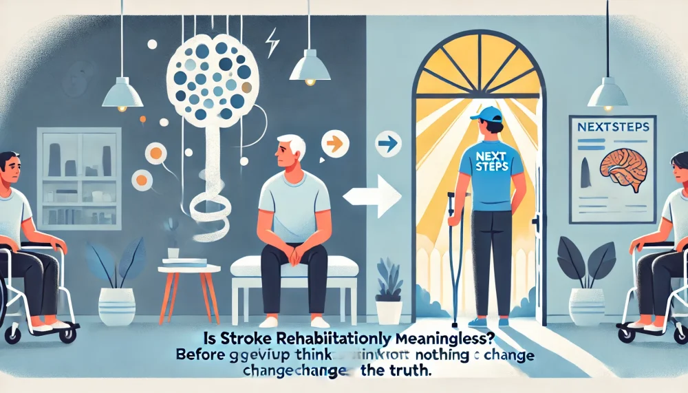脳梗塞のリハビリは本当に意味がないのか？「どこに行っても変わらない」と諦める前に知るべき真実