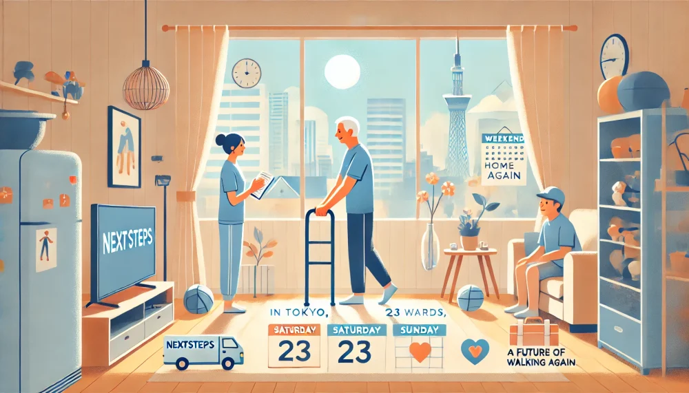 【東京23区】土日対応の訪問リハビリが、家族の絆と「歩ける未来」を支える理由